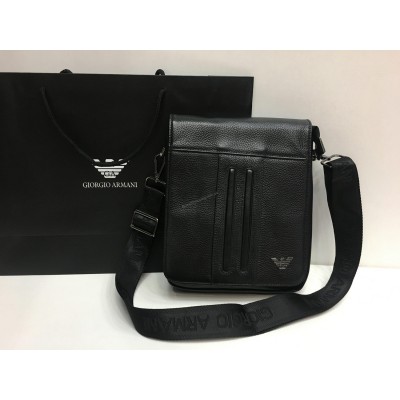 Мужская кожаная сумка Giorgio Armani 1426
