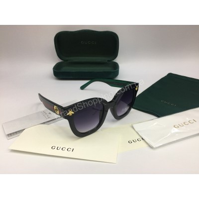 NEW 2018 Очки солнцезащитные Gucci с синей дужкой в полном комплекте арт 2056