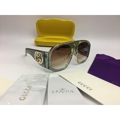 NEW 2018 МЕГА крутые очки  GUCCI в большой оправе арт 2066