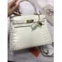 Сумка женская Hermes Kelly реплика из натуральной кожи арт 20448