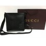 Мужская кожаная сумка Gucci black 1438