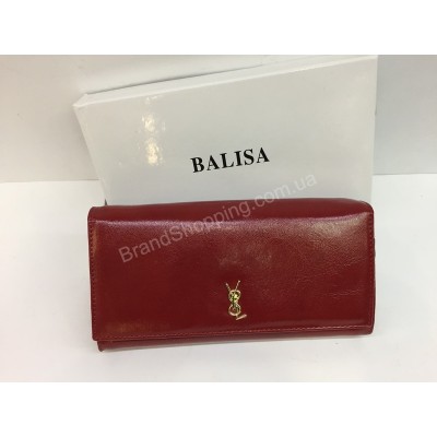 Стильный кошелек из натуральной кожи пр-во Турция в красном цвете арт 20185