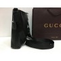 Мужская кожаная сумка Gucci black 1438