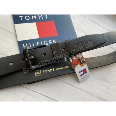 Ремень Tommy Hilfiger ширина 4см натуральная кожа арт 21489