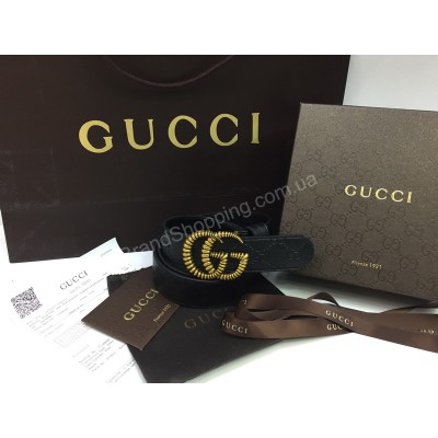 Ремень Gucci копия ААА полный комплект из натуральной кожи арт 20197