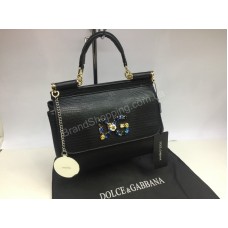 НОВИНКА!Сумочка женская Dolce&Gabbana  в черном цвете