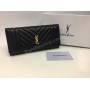 Оригинальный женский кошелек YSL черный 1575