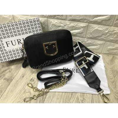 Женская сумочка Furla Lux реплика в черном цвете арт20600