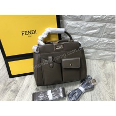 Стильная сумочка Fendi реплика натуральная кожа арт 20603