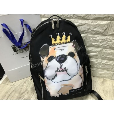 Стильный рюкзак Dolce&Gabbana Dog black реплика арт 20614 Стильный рюкзак Dolce&Gabbana Dog black реплика арт 20614