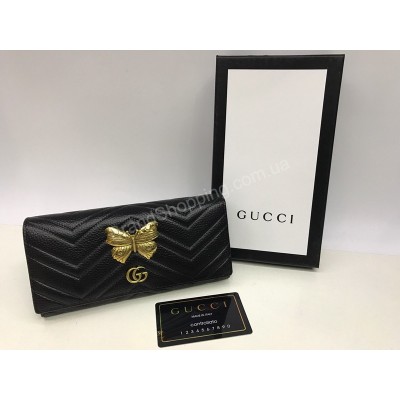 Стильный женский кошелек Gucci из натуральной кожи 1588