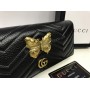 Стильный женский кошелек Gucci из натуральной кожи 1588