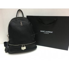 Кожаный рюкзак YSL black 1314