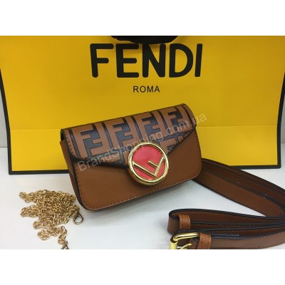 NEW Бананка-сумочка Fendi в рыжем цвете арт 20205