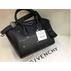 Стильная сумочка Givenchy LUX из натуральной кожи цвет черный  1716