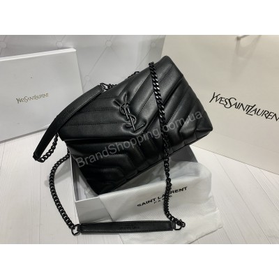 Сумка YSL black натуральная кожа арт20405