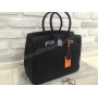 Кожаная сумка Hermes Birkin 0292s black