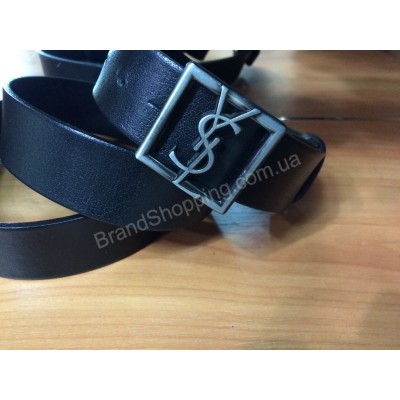 Кожаный ремень YSL 0821 ширина 4см
