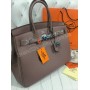 Классика Hermes Birkin реплика 35см в пудровом цвете арт 20465