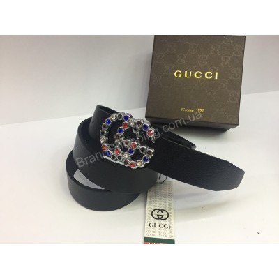 Ремень Gucci из натуральной кожи в подарочной упаковке арт 20229