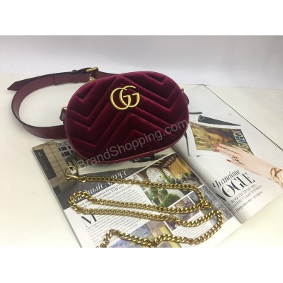 Сумочка на пояс Gucci из велюра 1615
