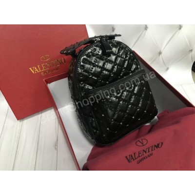 Стильный кожаный рюкзак Valentino арт 20477