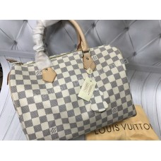 Сумка женская Louis Vuitton speedy в белой клетке арт 20474