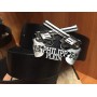 Кожаный ремень Philipp Plein черный ширина 3,5 см 0708