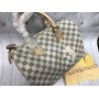 Сумка женская Louis Vuitton speedy в белой клетке арт 20474