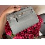 Сумка Hermes Kelly mini в голубом цвете арт21522