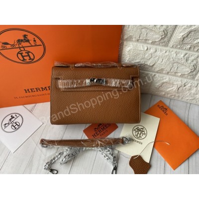 Hermes Kelly mini в голубом цвете арт21525