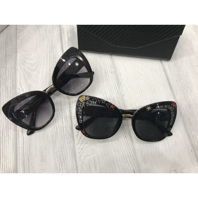Очки Dolce&Gabbana черные в полном комплекте арт 20551