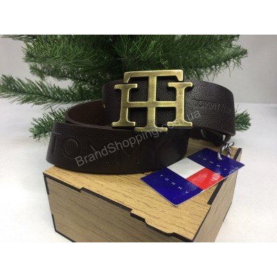Кожаный ремень TommyHilfiger 0523 мужской/женский