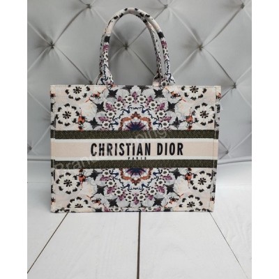 Женская сумка Dior Book Tote реплика с номерным знаком арт 20514