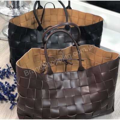 Сумка Bottega Veneta Tote Bag реплика цвет шоколад арт 21164
