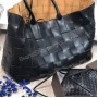 Сумка Bottega Veneta Tote Bag реплика цвет черный арт 21165